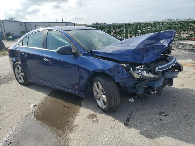 1G1PE5SB4D7223434 - 2013 CHEVROLET CRUZE LT BLUE photo 4