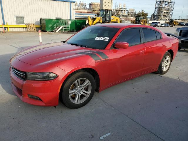 2C3CDXBG5FH762186 - 2015 DODGE CHARGER SE RED photo 1