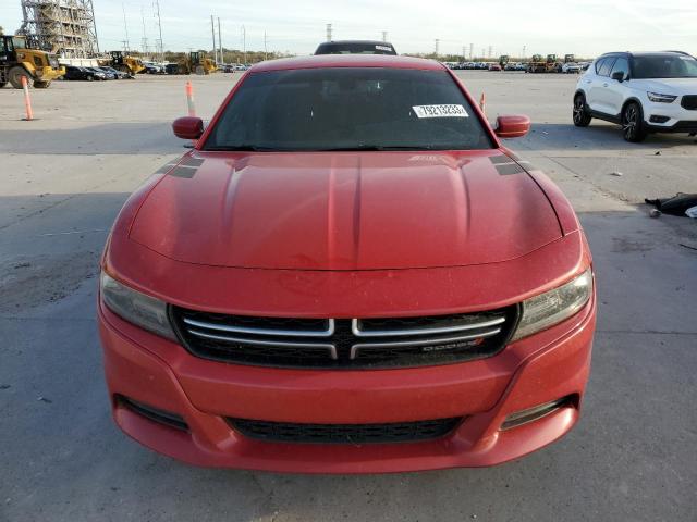 2C3CDXBG5FH762186 - 2015 DODGE CHARGER SE RED photo 5