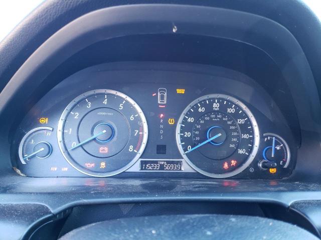 5J6TF1H57DL002439 - 2013 HONDA CROSSTOUR EXL ტურკოუსი ფოტო 9