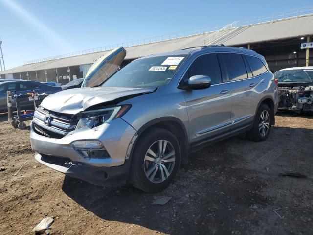 5FNYF6H87HB071188 - 2017 HONDA PILOT EXL SILVER photo 1