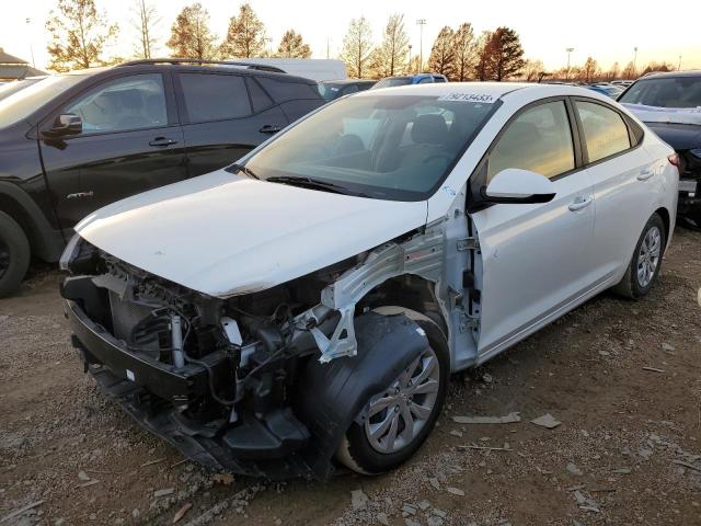 3KPC24A67ME132980 - 2021 HYUNDAI ACCENT SE WHITE photo 1