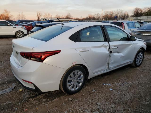 3KPC24A67ME132980 - 2021 HYUNDAI ACCENT SE WHITE photo 3