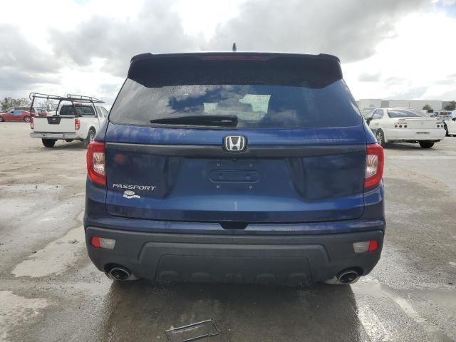 5FNYF7H53LB004107 - 2020 HONDA PASSPORT EXL BLUE photo 6