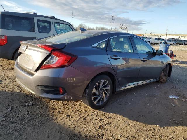 2HGFC2F74JH599517 - 2018 HONDA CIVIC EX SILVER photo 3