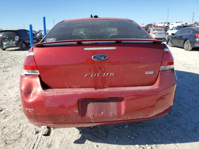 1FAHP36N59W150902 - 2009 FORD FOCUS SES RED photo 6