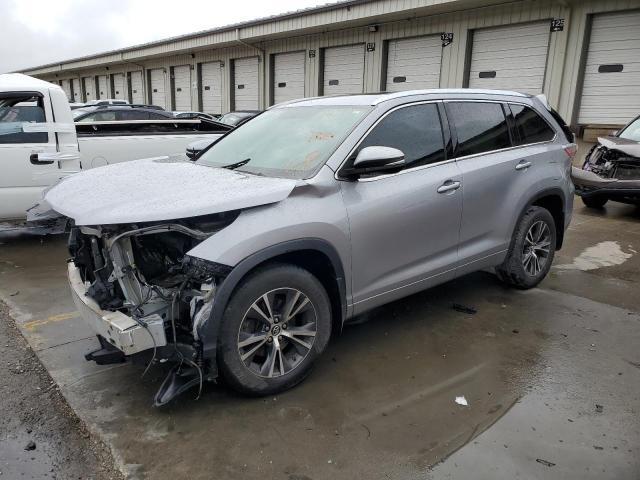 5TDJKRFH1GS504841 - 2016 TOYOTA HIGHLANDER XLE SILVER photo 1