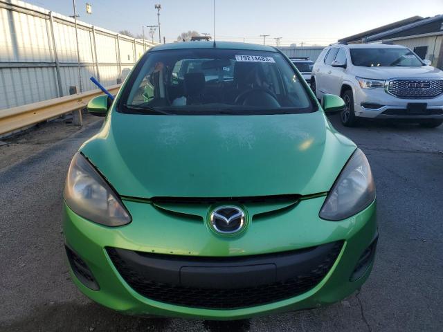 JM1DE1HY1B0100601 - 2011 MAZDA MAZDA2 GREEN photo 5