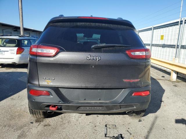 1C4PJMBX4JD535193 - 2018 JEEP CHEROKEE TRAILHAWK CHARCOAL photo 6