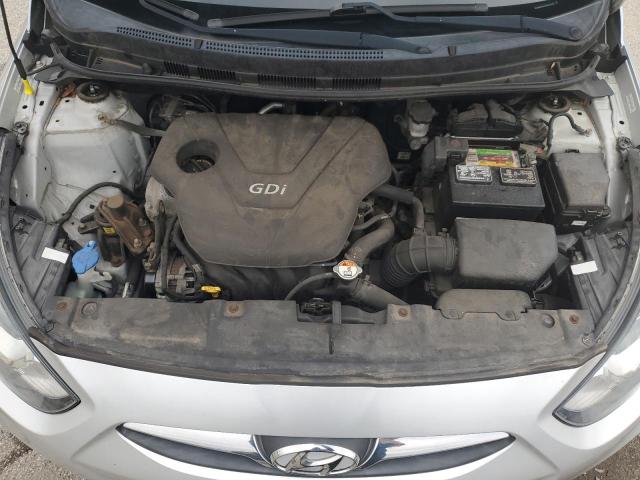 KMHCT4AE4EU702775 - 2014 HYUNDAI ACCENT GLS GRAY photo 11