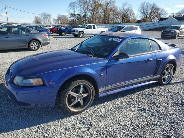 1FAFP40413F378190 - 2003 FORD MUSTANG BLUE photo 1