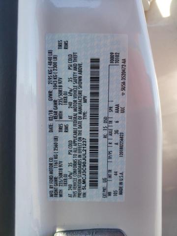 5LMCJ3C90JUL21237 - 2018 LINCOLN MKC RESERVE თეთრი ფოტო 12