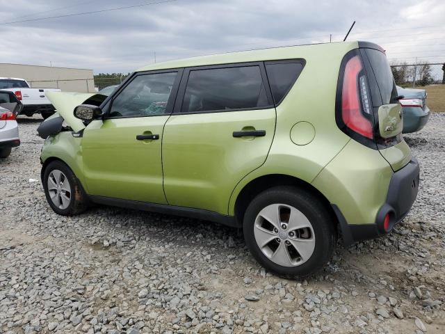 KNDJN2A20E7716672 - 2014 KIA SOUL GREEN photo 2