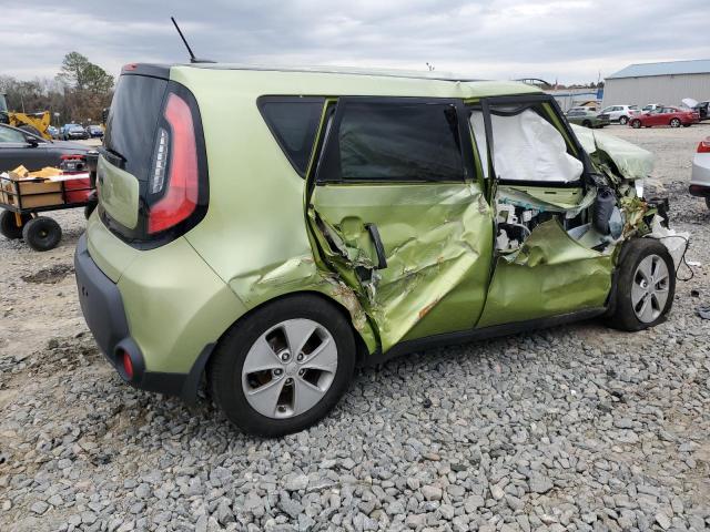 KNDJN2A20E7716672 - 2014 KIA SOUL GREEN photo 3