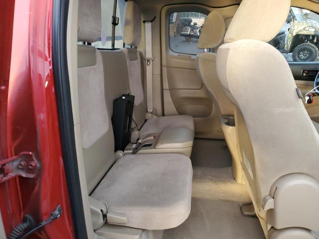 5TEUX42N19Z606501 - 2009 TOYOTA TACOMA ACCESS CAB წითელი ფოტო 10