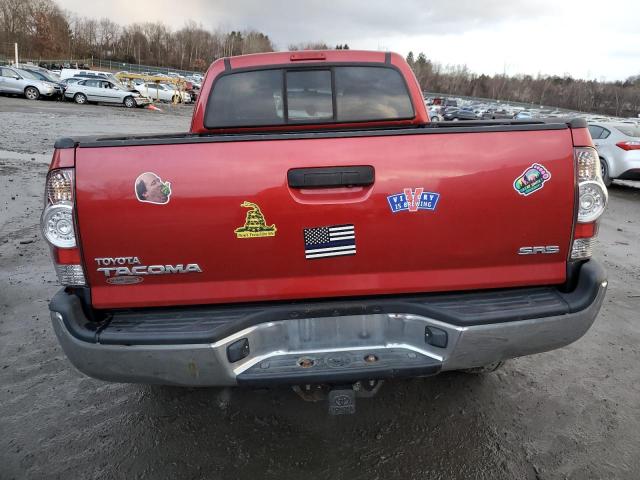 5TEUX42N19Z606501 - 2009 TOYOTA TACOMA ACCESS CAB წითელი ფოტო 6