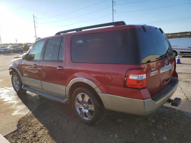 1FMFK17537LA98893 - 2007 FORD EXPEDITION EL EDDIE BAUER RED photo 2