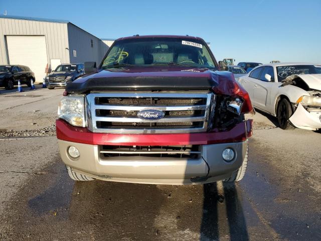 1FMFK17537LA98893 - 2007 FORD EXPEDITION EL EDDIE BAUER RED photo 5