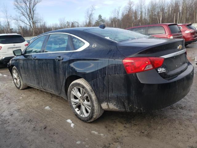 1G1115SL3EU105615 - 2014 CHEVROLET IMPALA LT BLACK photo 2