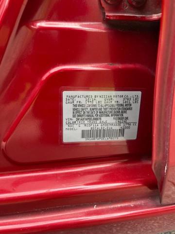 3N1AB7AP0EL698075 - 2014 NISSAN SENTRA S RED photo 10