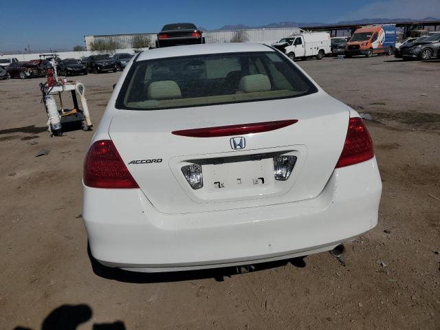 JHMCM56436C010424 - 2006 HONDA ACCORD LX WHITE photo 6