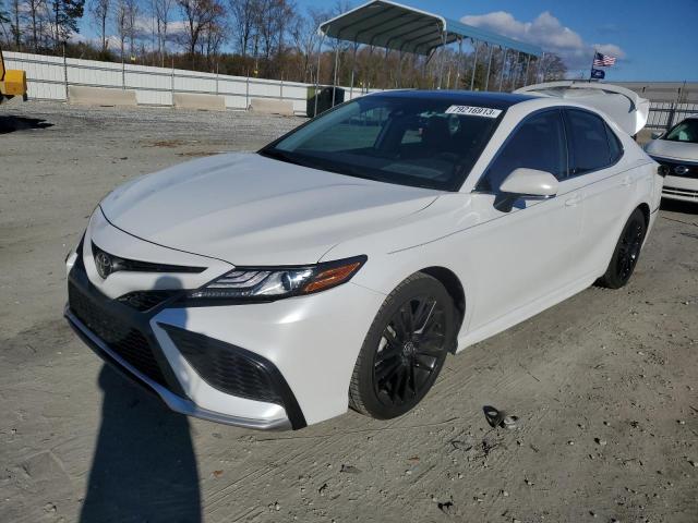 4T1K61AK9MU555214 - 2021 TOYOTA CAMRY XSE WHITE photo 1