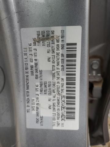 3MZBM1U79EM104739 - 2014 MAZDA 3 SPORT SILVER photo 12