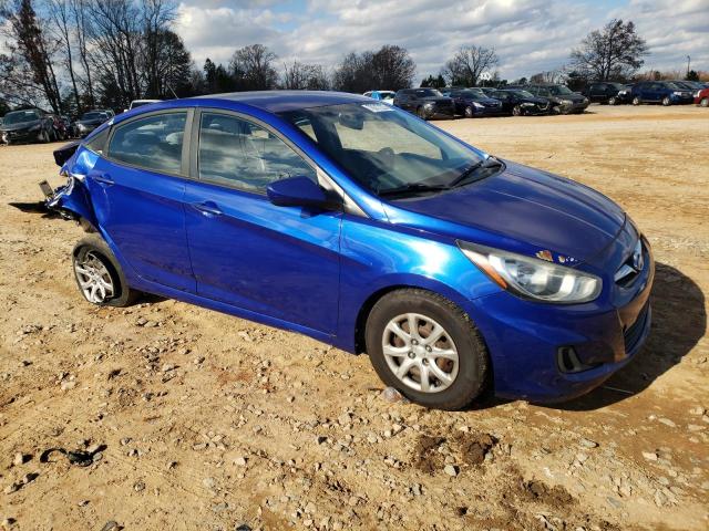 KMHCT4AE7DU509373 - 2013 HYUNDAI ACCENT GLS BLUE photo 4