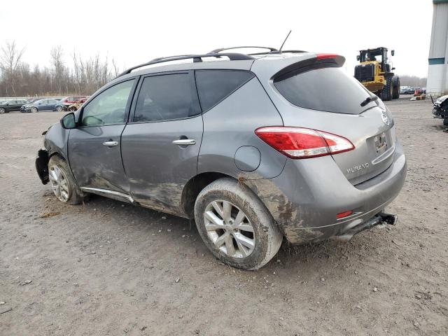 JN8AZ1MW0DW309845 - 2013 NISSAN MURANO S GRAY photo 2