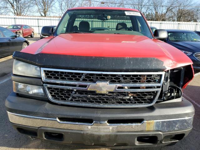 1GCEK14V27E189016 - 2007 CHEVROLET SILVERADO K1500 CLASSIC RED photo 5