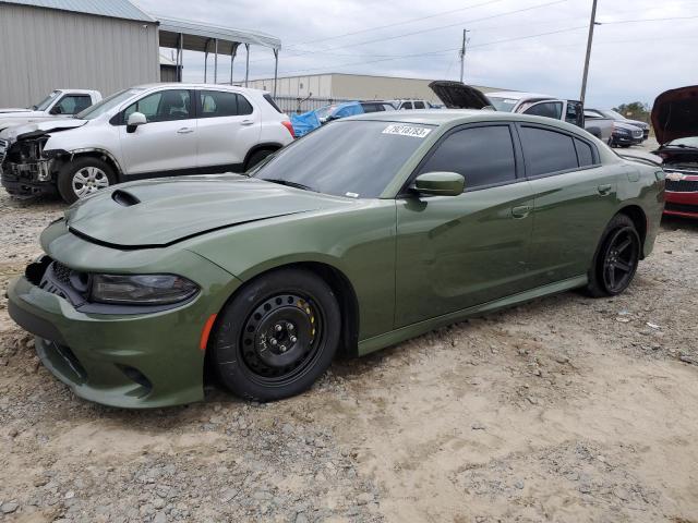2C3CDXGJ7MH565358 - 2021 DODGE CHARGER SCAT PACK GREEN photo 1