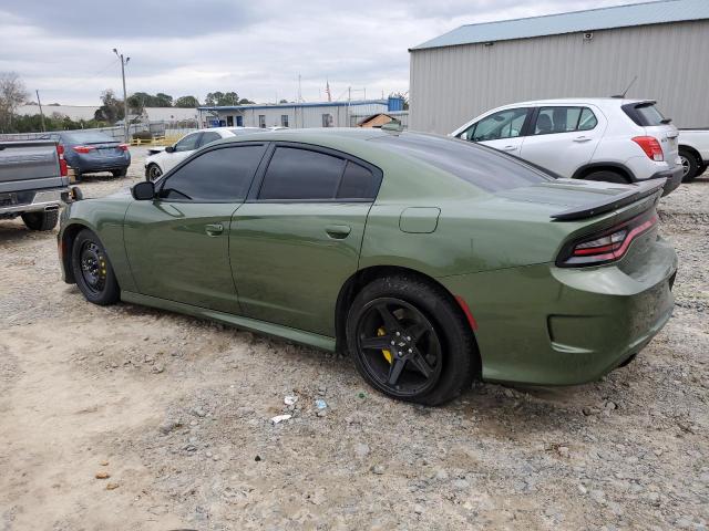 2C3CDXGJ7MH565358 - 2021 DODGE CHARGER SCAT PACK GREEN photo 2