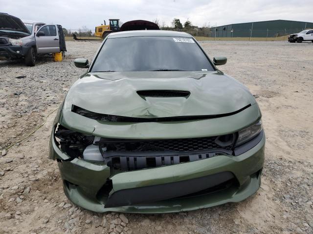 2C3CDXGJ7MH565358 - 2021 DODGE CHARGER SCAT PACK GREEN photo 5