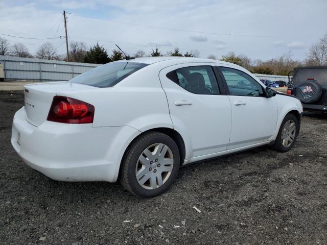 1C3CDZAB1CN275474 - 2012 DODGE AVENGER SE WHITE photo 3