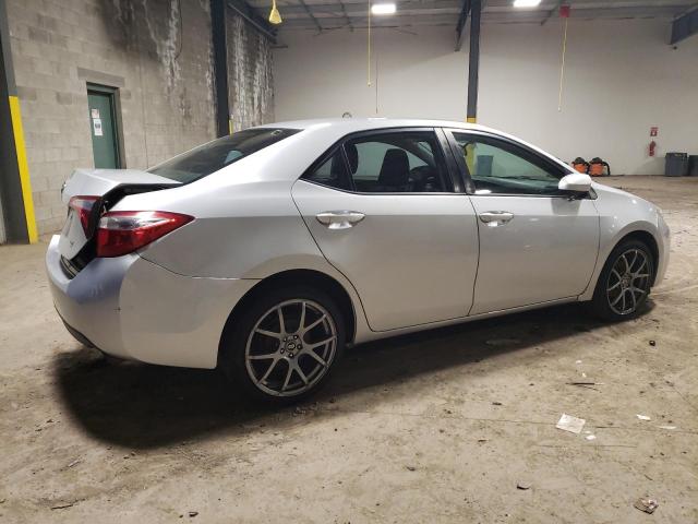 2T1BURHE8EC083532 - 2014 TOYOTA COROLLA L SILVER photo 3