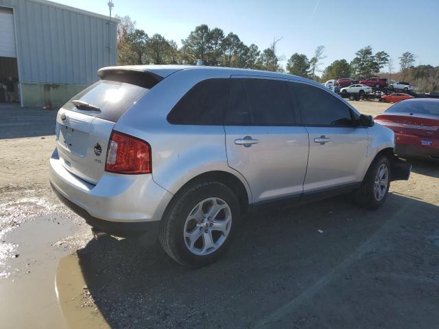 2FMDK3JC5DBB42267 - 2013 FORD EDGE SEL SILVER photo 3