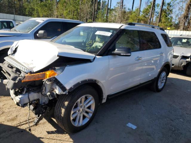 1FM5K7D82FGC01838 - 2015 FORD EXPLORER XLT WHITE photo 1