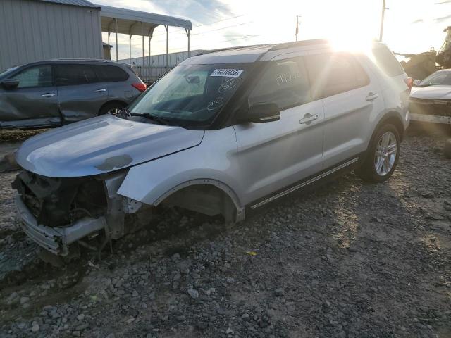 1FM5K7D80GGC81478 - 2016 FORD EXPLORER XLT SILVER photo 1