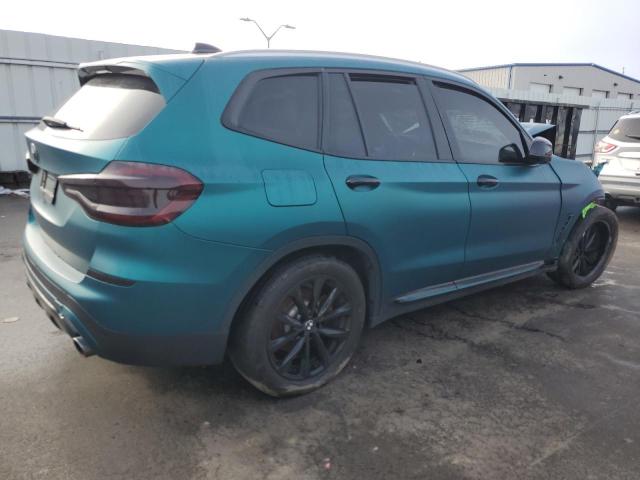 5UXTR9C57KLP82652 - 2019 BMW X3 XDRIVE30I GREEN photo 3