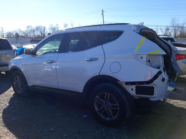 5NMZUDLB0JH069773 - 2018 HYUNDAI SANTA FE S WHITE photo 2