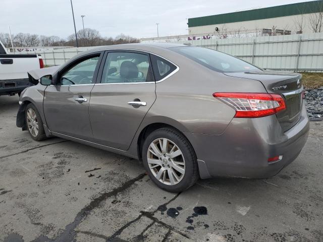 3N1AB7AP9FY221228 - 2015 NISSAN SENTRA S GRAY photo 2