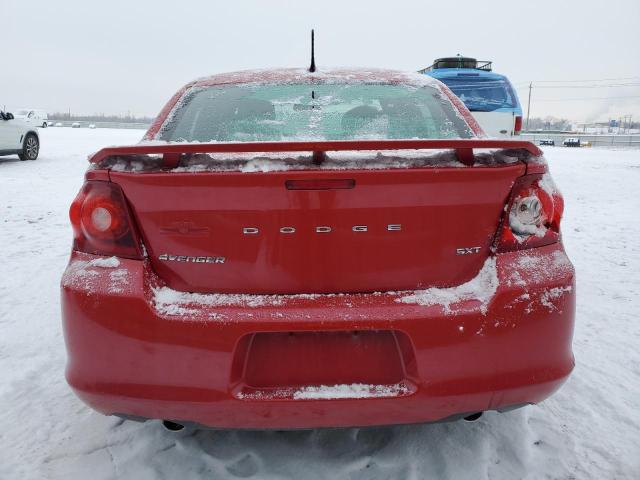 1B3BD1FG6BN586346 - 2011 DODGE AVENGER MAINSTREET RED photo 6