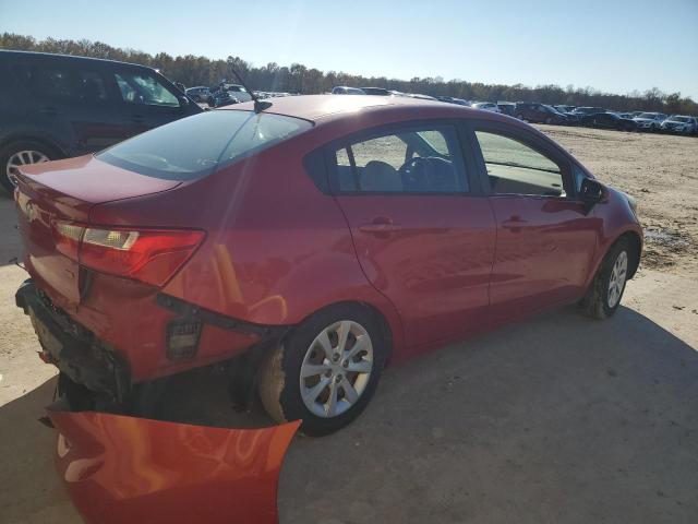 KNADM4A35D6230526 - 2013 KIA RIO LX RED photo 3