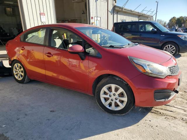 KNADM4A35D6230526 - 2013 KIA RIO LX RED photo 4