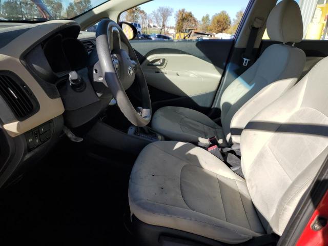 KNADM4A35D6230526 - 2013 KIA RIO LX RED photo 7