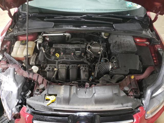 1FADP3N27EL258424 - 2014 FORD FOCUS TITANIUM BURGUNDY photo 11