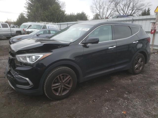 5NMZTDLB1HH044717 - 2017 HYUNDAI SANTA FE S BLACK photo 1