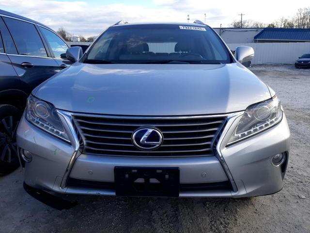 JTJBC1BA1D2436472 - 2013 LEXUS RX 450 SILVER photo 5