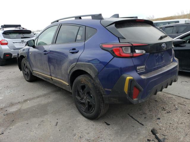 4S4GUHF65R3700844 - 2024 SUBARU CROSSTREK SPORT BLUE photo 2