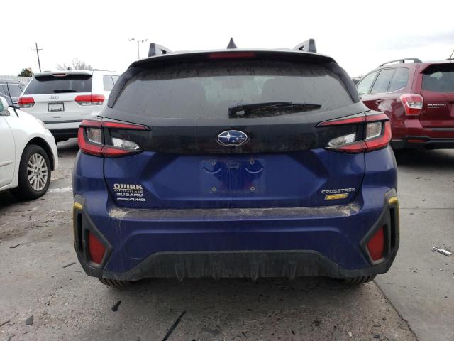 4S4GUHF65R3700844 - 2024 SUBARU CROSSTREK SPORT BLUE photo 6